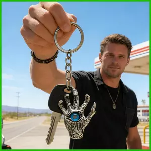 Goth Móc Khóa Ác Mắt Túi Đeo Tay Mặt Dây Chuyền Gothic Móc Chìa Khóa Dành Cho Nữ Hàng Ngày Ngoài Trời Đi Lại Du Lịch Ngày Lễ saixit2vn
