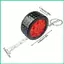 Thước Băng Mini 1 Mét Di Động Nhỏ Chính Xác Thước Đo Băng Có Thể Thu Vào Cho Cơ Thể Quần Áo Thợ May Vải jiwvn