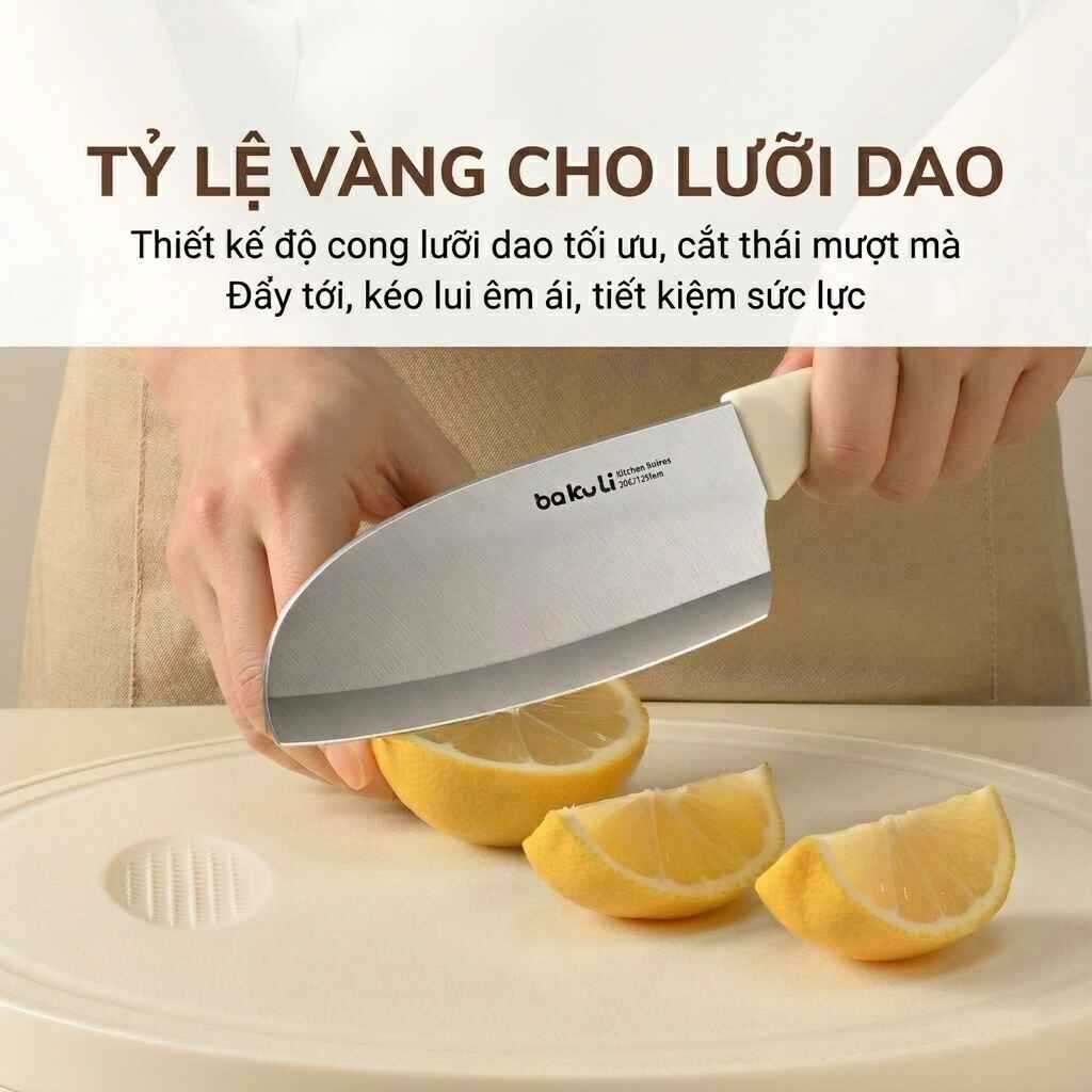 Bộ Dao Thớt Kéo Nạo Đa Năng 5 Món Cho Bé Ăn Dặm Kèm Hộp Đựng Tròn Tiện Lợi Nhà Bếp