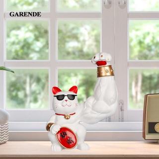 Garende Trung Quốc Cơ Cánh Tay Mèo May Mắn Bức Tượng Chúc May Mắn Giàu Có Xoay Cánh Tay Khổng Lồ Tiền Mèo Tượng Điêu Khắc Để Trang Trí Ô Tô