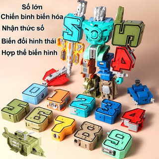 【BabyJoy】Đồ chơi lắp ráp robot biến hình ô tô,ba kiểu hợp thể sáng tạo,quà sinh nhật cho bé,Đồ chơi lắp ráp giáo dục