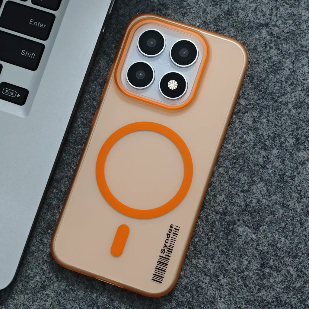 Ốp Lưng Cho Xiaomi17 Pro Max 15T Pro Thời Trang Trong Suốt Matte PC Từ Tính Vỏ Điện Thoại Cho Xiaomi 17 Mi14T Pro Chống Sốc Funda