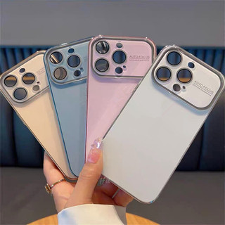 Ốp Lưng iPhone Mạ Điện Camera Mặt Kính Sang Trọng Cao Cấp Bảo Vệ Camera - iP 11/12/13/14/15/16/17/Pro/Max