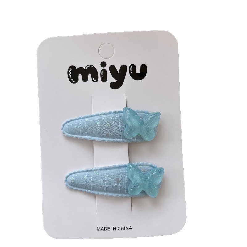 Ngọt Biển Muối Xanh Kẹp Tóc Bé Gái Nổ Kẹp