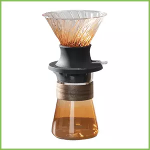 Cốc cà phê nhỏ giọt pha cà phê Dụng cụ pha cà phê có thể tháo rời với bộ lọc nhanh cho đồ uống gia đình gelhvn