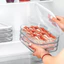 Hộp bảo quản thực phẩm có thể xếp chồng lên nhau Cơ thể trong suốt để tìm thức ăn nhanh. Thành phần phong cách sống và tươi mát sức khỏe