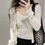 Cardigan Chống Nắng Dệt Kim Phù Hợp Mùa Xuân - Màu Vàng Slim-Fit