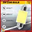 Bóng đèn trần nội thất ô tô LED 3W COB 36mm Trắng DC12V