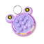 < Pluscloth > Máy chơi Game bong bóng đẩy Mini Móc khóa giảm căng thẳng Bong bóng silicon Popping Fidget Đồ chơi bóp giảm căng thẳng cho trẻ em Người lớn Tiện ích du lịch di động Bong bóng Popping Ga