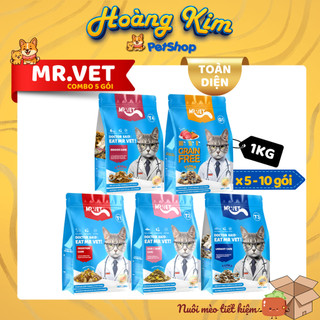 Mr.Vet / Mr Vet 5KG - 10KG Thức ăn cho mèo hạt Topping Cao Cấp T1, T2, T3, T4, G1 Hoàng Kim Petshop