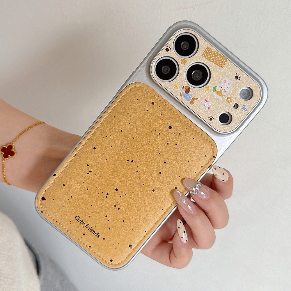 Ốp Điện Thoại Da Thỏ Hoạt Hình Nhiều Màu Sắc Chấm Cho iPhone 17 Pro Max 16 15 14 13 Vỏ Bảo Vệ Chống Sốc
