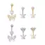 Nhẫn đeo bụng hình gấu dễ thương, xỏ lỗ rốn gợi cảm - Quà tặng độc đáo dành cho nữ