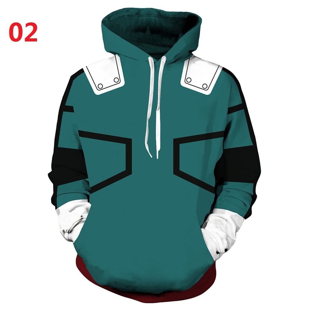 Áo hoodie Deku in kỹ thuật số cho người dùng unisex