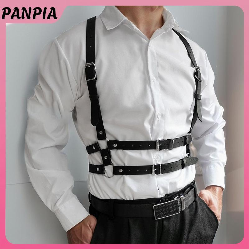 PNPIA- Dây Đeo Cho Nam Dây Đeo Dây Thắt Lưng Gợi Cảm Vai Bonding Ngực Quần Áo Thắt Lưng Da Quần Áo Kỳ Lạ Phụ Kiện