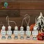 6x Treo Đồ Trang Trí Giáng Sinh Nutcracker Đồ Trang Trí Bộ Bàn Gỗ Nutcracker Nhân Vật Cho Lễ Hội Giáng Sinh Cây Tủ Ngày Lễ