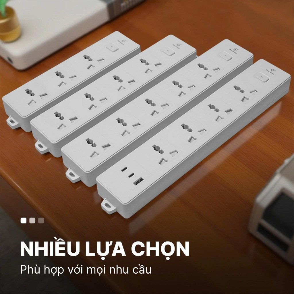 Ổ cắm điện đa năng, có USB, ổ cắm thông minh, an toàn, bền đẹp, dùng cho gia đình, văn phòng