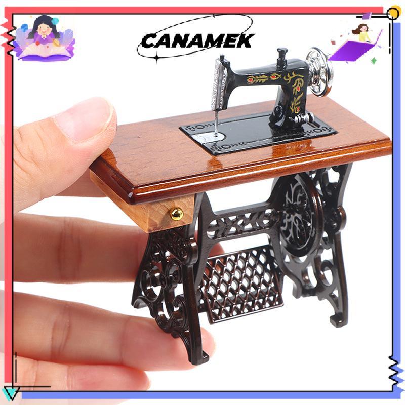 CANAMEK Trang trí nhà búp bê Nội thất thu nhỏ bằng gỗ có ren CSF