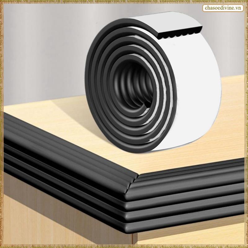 [K O G X] Tấm lót thang giường tầng tầng tự dính cho bậc thang 6,5 Ft cho bậc cầu thang, Tấm bảo vệ cạnh cực mỏng mềm