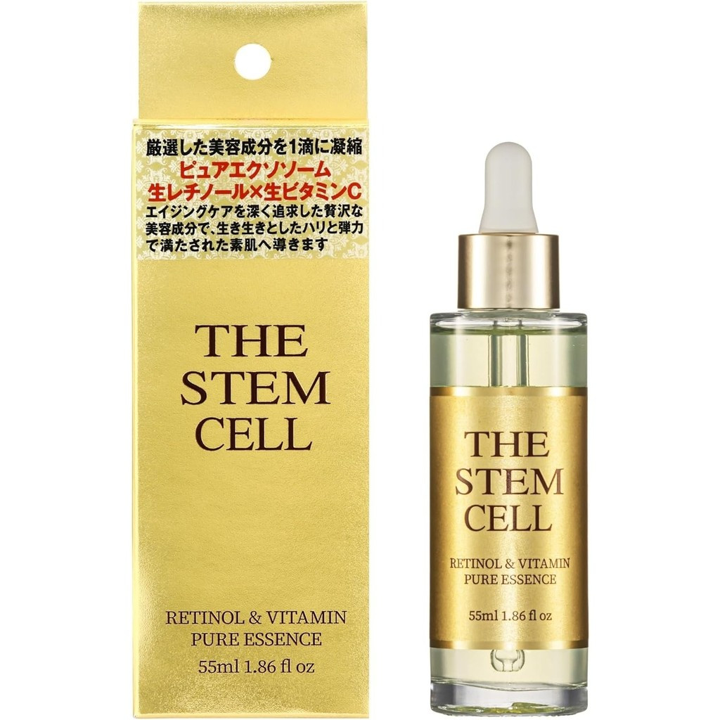 KOR JAPAN THE STEM CELL PDRN & Glutathione Pure Essence 55ml/Retinol &  Vitamin Pure Essence 55ml/Power Skin Serum 55ml