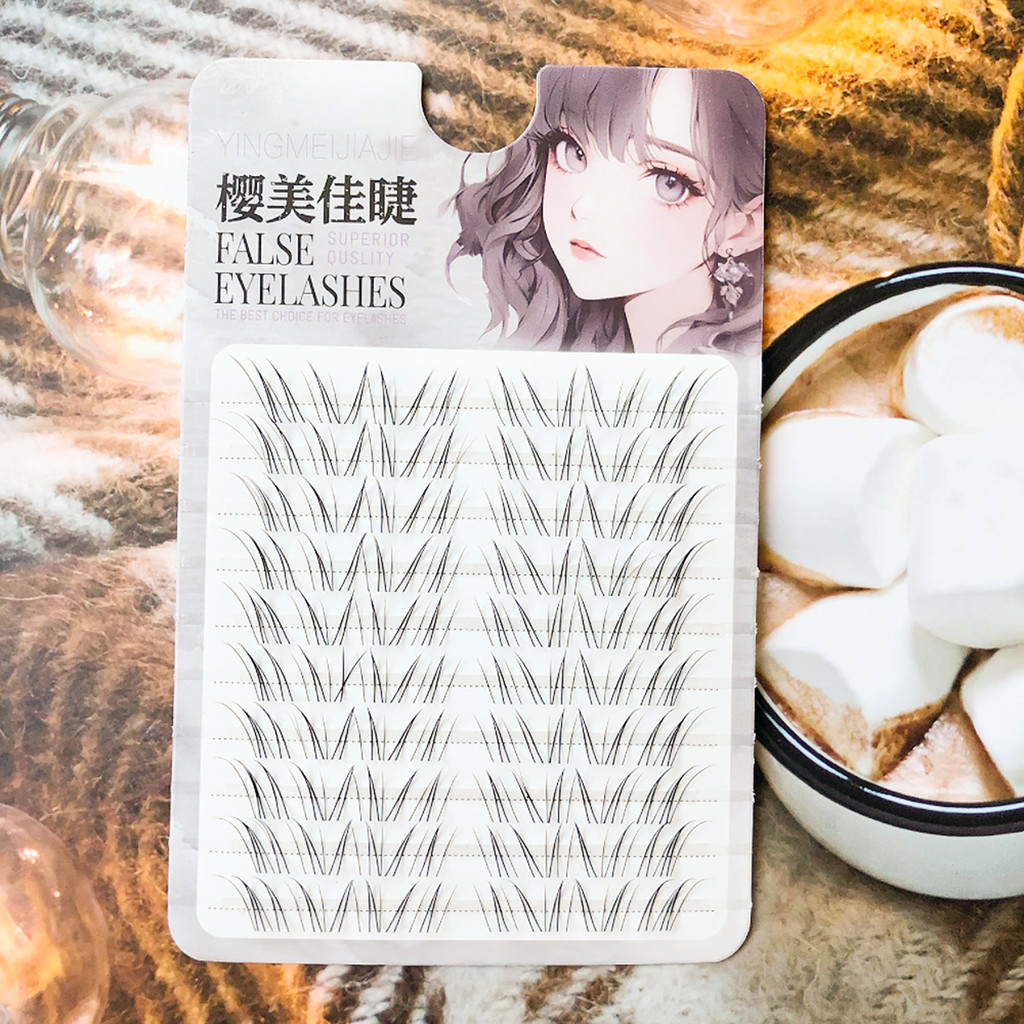 COD+Nhíp tặng kèm✨ Lông mi trên Nhìn tự nhiên Nhẹ phóng to mắt để sử dụng và chụp ảnh hàng ngày