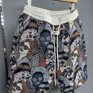 GKSSS Quần Short Unisex Thiết Kế Jacquard Độc Đáo, Chất Lượng Cao