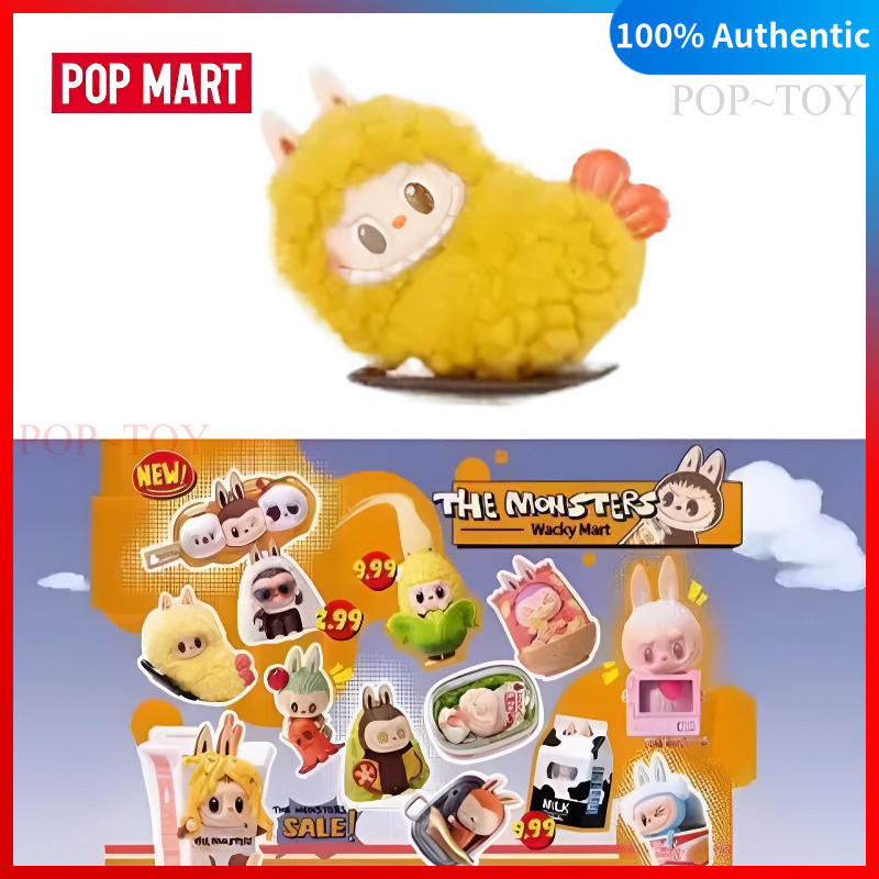 POPMART Labubu THE MONSTERS Wacky Mart Series Figures pop mart labubu ...
