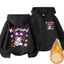 Kuromi Phim Hoạt Hình In Trẻ Em Zip Up Áo Lông Cừu Có Mũ Ấm Áp Dễ Thương Áo Khoác Thường Ngày