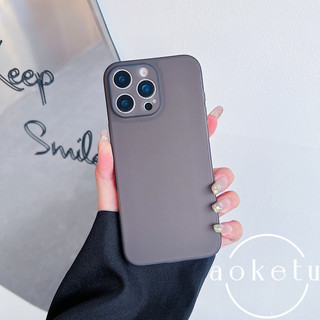 Ốp điện thoại TPU màu cam mờ siêu mỏng dành cho iPhone 13 14 15 16 17 Pro Max bao gồm tất cả vỏ mềm chống rơi