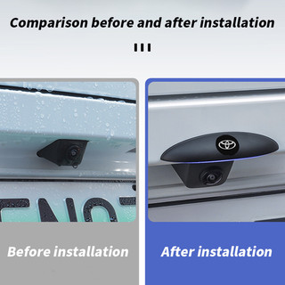 Toyota Camera lùi ô tô Tấm che mưa Bảo vệ Tấm che Nắp che mưa camera sau ô tô - Camera lùi Rain Hood phụ kiện xe hơi for  Toyota Corolla Cross Vios Veloz Toyota bZ4X  Hiace Avanza VinFast Fadil