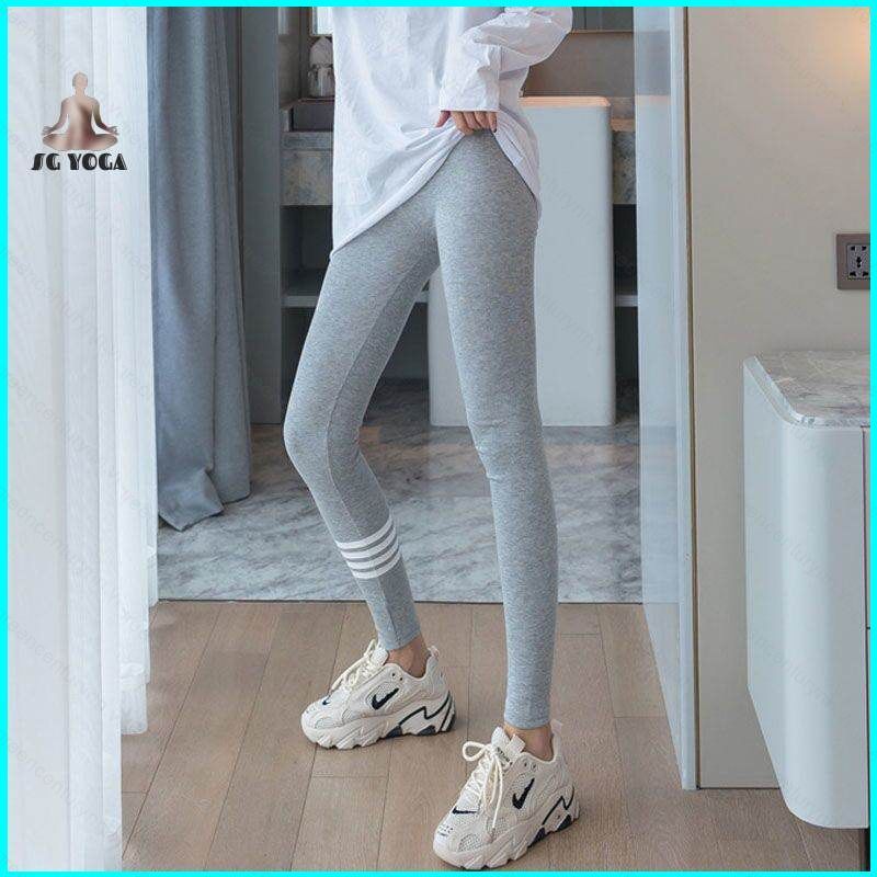Quần Legging Yoga Nữ High-Waist, co giãn tốt, phong cách thể thao thời trang Hàn Quốc