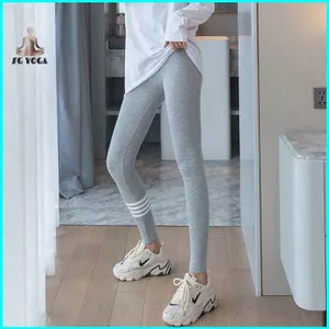 Quần Legging Yoga Nữ High-Waist, co giãn tốt, phong cách thể thao thời trang Hàn Quốc