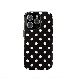 Ốp Điện Thoại Thích Hợp Cho iPhone Thời Trang Đơn Giản Chấm Bi 2 Thích Hợp Cho iPhone17 / 15 / 13 / 11 Vỏ Phim Hai Trong Một Vỏ Bảo Vệ AKKD