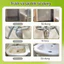 【48h】Bàn chải vệ sinh phòng tắm cao cấp, phù hợp làm sạch gạch men, kính, vòi sen, bồn rửa và các bề mặt khác.