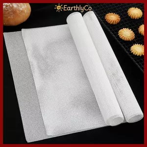 Tấm lưới hấp EARTHLYCO 1 chiếc, Máy sấy trái cây thực phẩm Tấm khử nước bằng silicon, Phụ kiện nhà bếp Lò nướng có thể tái sử dụng chống dính