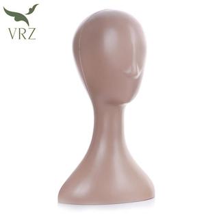 VRZ Pro - Manекин Đầu Nhựa với Tóc Giả và Mũ để Hiển thị | Phong Cách Trừu Tượng | HOT