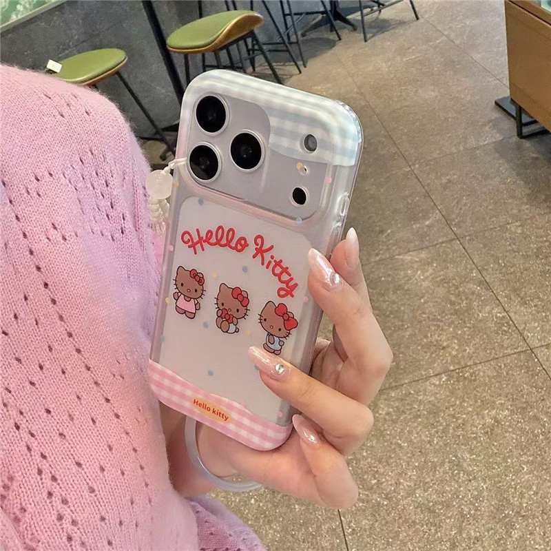 IPhone 17 Pro Max kitty họa tiết chất liệu TPU IMD craft Vỏ điện thoại in hai lớp