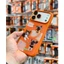 Ốp Lưng iPhone 17 Pro Max Mutural The Dog / The Cat - Silicon Lỏng Ánh Kim, Viền Cam Kim Loại, Sạc Từ Tính