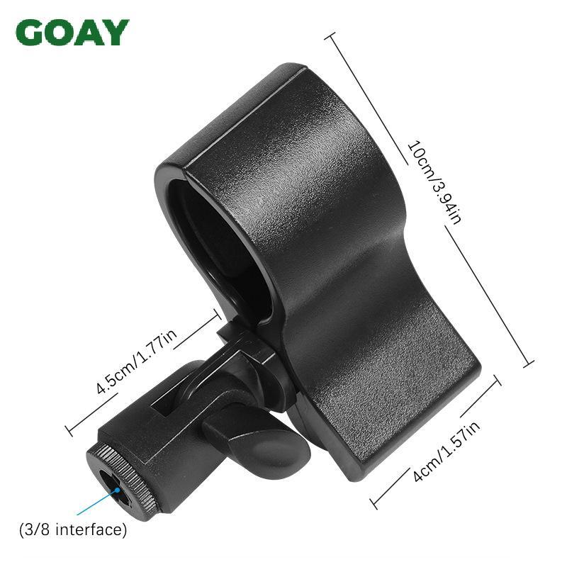GOAY 1Pc Đa Năng Micro Lớn Cầm Tay Kẹp Giá Đỡ Với 3 / 8 Adapter Cho 3-6CM Mic Micro Mic Kẹp Đứng VN