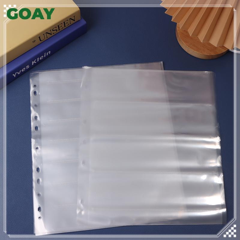 GOAY 10 CÁI 135 / 120 Trang lưu trữ phim âm tính Túi không axit Phim màu trắng Bla & Trắng Trang bảo quản trượt Túi phim không axit VN