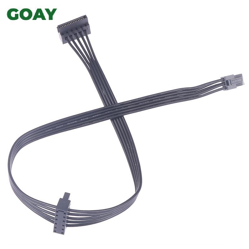 GOAY Mini 6 Pin Đến 2 Cáp Ổ Cứng SATA Cáp Cấp Nguồn SSD Ổ Đĩa Quang Dây Nguồn Cho Giao Diện Bo Mạch Chủ Dell VN