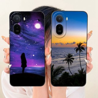 Dành Cho Xiaomi Redmi A7 Pro Vỏ Bảo Vệ Ống Kính RedmiA7 Pro 4G Thời Trang Dusk Đi Biển Tranh Silicon Mềm Vỏ Điện Thoại