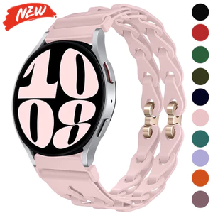 Dây đeo silicon 22mm 20mm cho vòng đeo tay Huawei Watch GT6 / 6 Pro 46mm cho dây đeo đồng hồ Samsung Galaxy 7 6 5 4