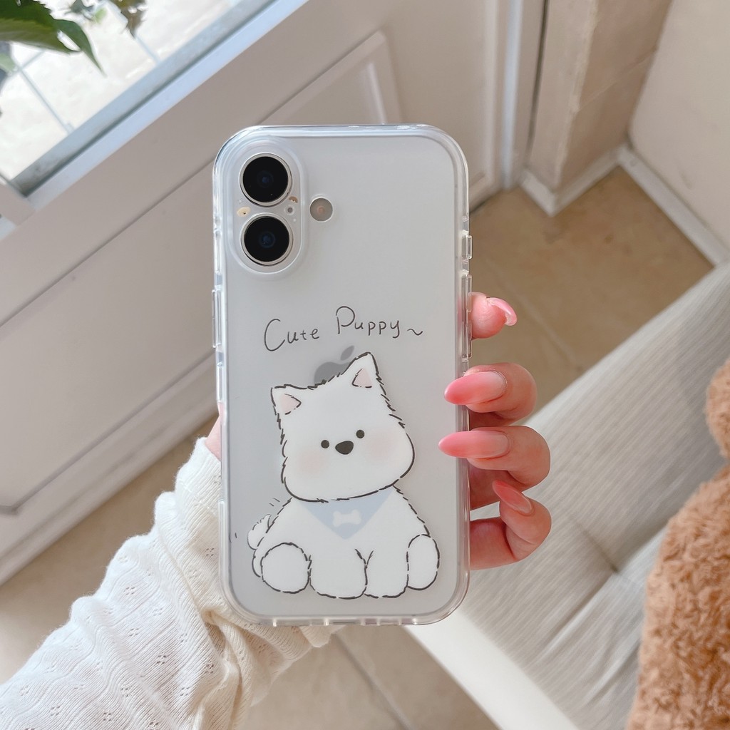 【Giao hàng nhanh】Ốp Điện Thoại Thỏ Miffy Chấm Bi Cho IPhone 17 Pro Max 17 16 15 14 ốp lưng iphone