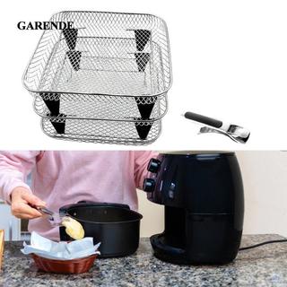 Garende Air Fryer Rack Giỏ rang Dụng cụ nấu ăn Đa năng Ba lớp có thể xếp chồng lên nhau cho nhà hàng Nấu ăn nhà bếp tại nhà
