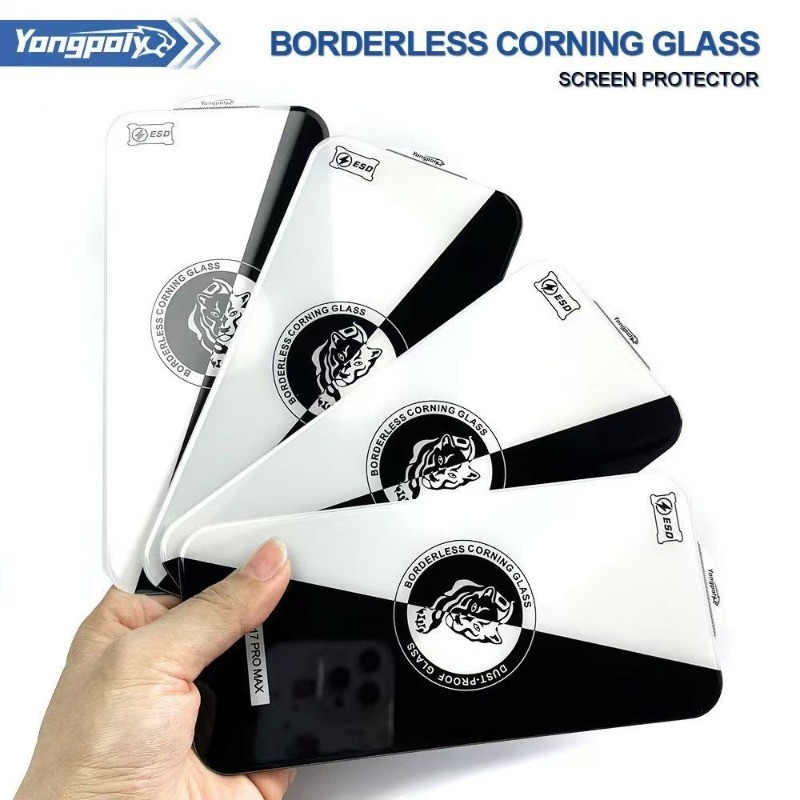 Kính cường lực HD độ dày 0,55 cao cấp Tương thích với iPhone 17 16 15 14 13 12 11 Pro Max Plus Air X XR XS Max Kính cường lực bảo vệ màn hình