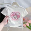 2026 Mới Sanrio Họa Tiết Hoạt Hình In Hình Bé Gái Đa Năng Thiết Kế Dây Rút Áo Tay Ngắn