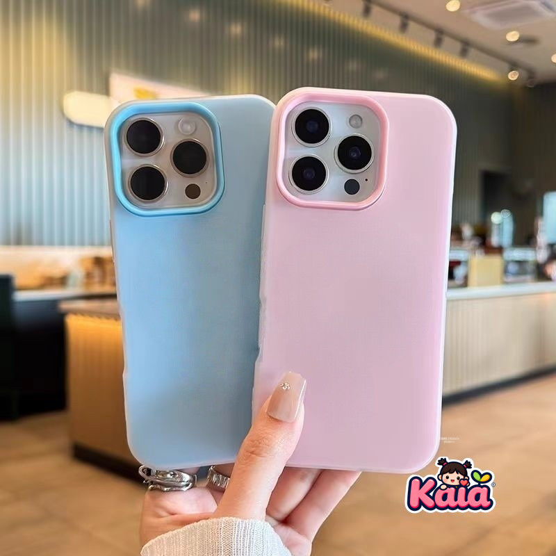 Ốp Lưng Cho Realme C65 C67 C20 C30 C53 C85 C35 C63 C33 C21Y C75 C51 C55 C71 11 C21 C31 5i 6i 5 C15 15X Note 50 60 Thời Trang Đơn Giản Màu Kẹo Mới 2 Trong 1 Bìa Mềm