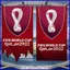 SQ3 FIFA World Cup Qatar 2022 cờ thường xuyên và không đều top 32 trang trí tiệc bóng đá treo quạt cung cấp QS3