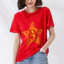 Áo Thun Cờ Đỏ Sao Vàng, Size Trẻ Em Và Người Lớn, Vải Poly Thái Mặc Mát Dầy Dặn, Size Từ 7 - 95kg, 05
