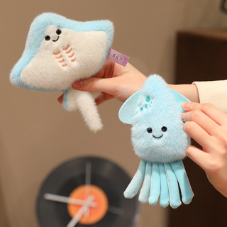 PLUS✨Mới✨Dễ Thương Sinh Vật Biển Đồ Chơi Sang Trọng Mực Dễ Thương Cá Ngựa Sò Hàu Sang Trọng Đồ Chơi Thú Vị Sao Biển Chú Hề Hải Cẩu Cá Quỷ Đồ Chơi Sang Trọng Nam Châm Tủ Lạnh